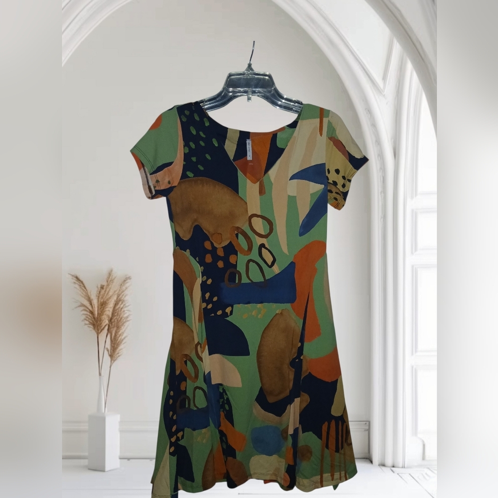 Abstract Print Women's Dress